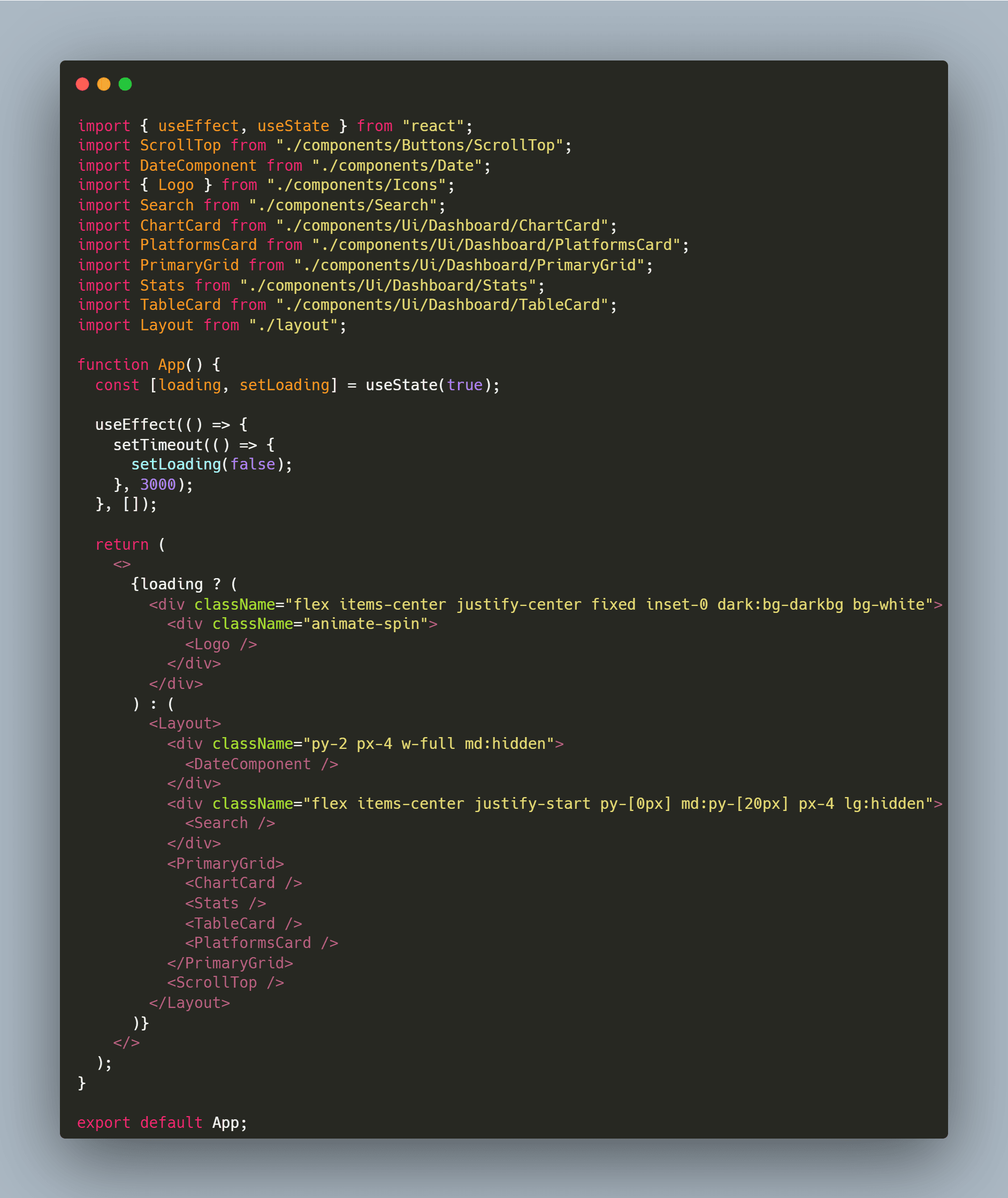 code preview