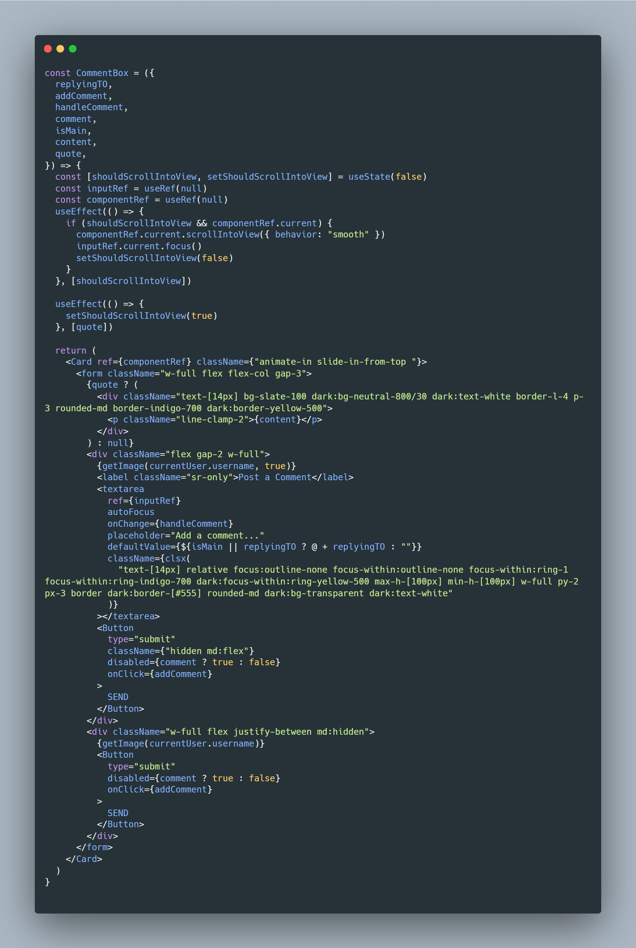 code preview