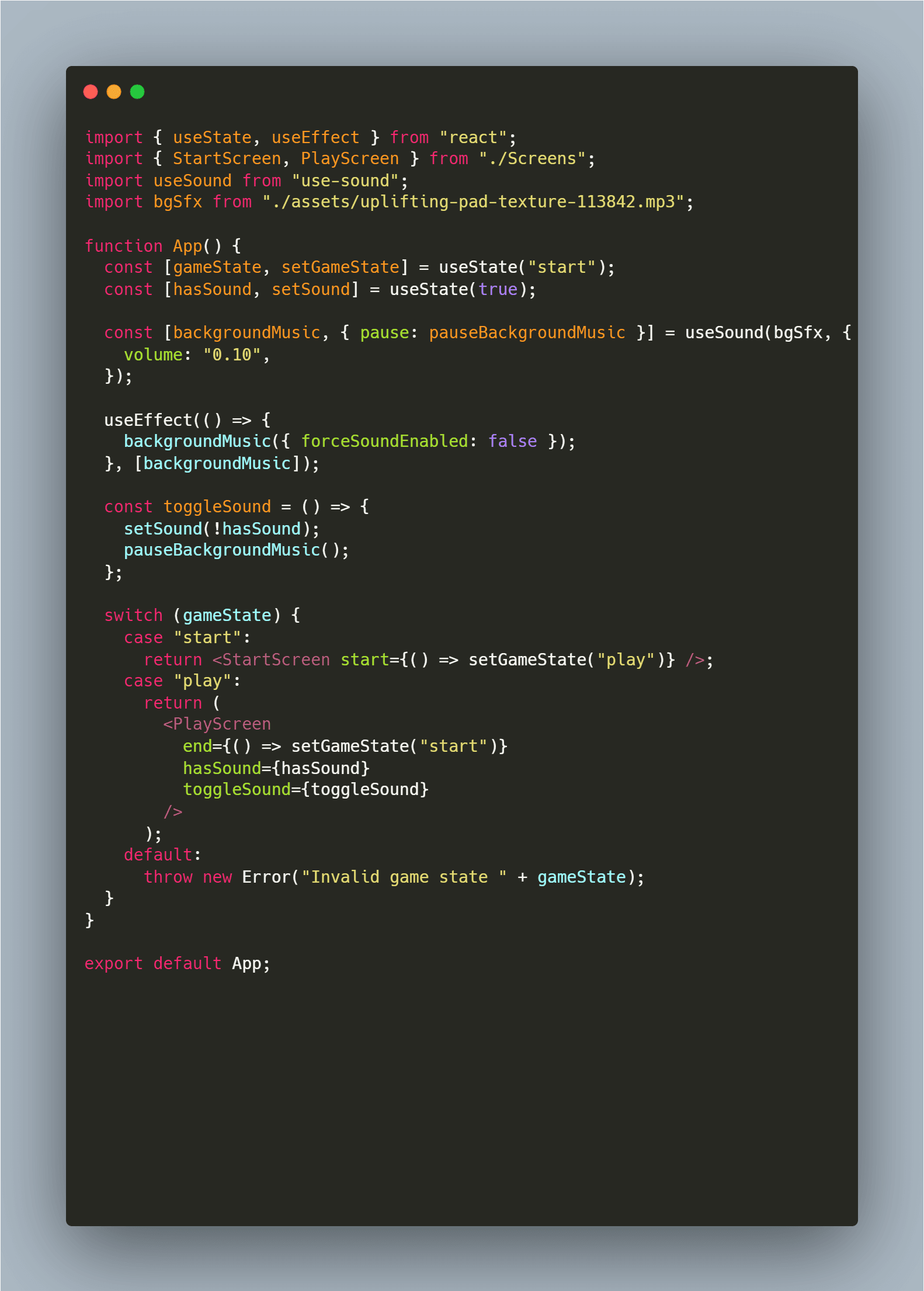 code preview